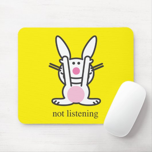 Nicht hörend mousepad (Mit Mouse)