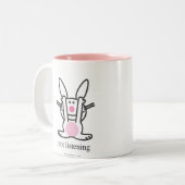 Nicht hörend zweifarbige tasse (Vorderseite Links)
