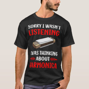 Nicht hörende Harmonika Mundorgel T-Shirt