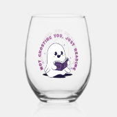 Nicht hosten, nur lesen weinglas ohne stiel (Rückseite)