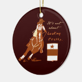 Nicht Hübsch aussehen Keramik Ornament (Links)