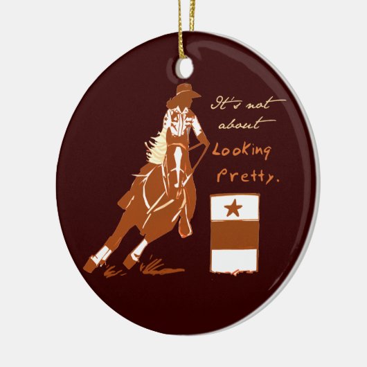 Nicht Hübsch aussehen Keramik Ornament (Links)