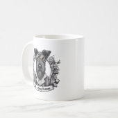Nicht Hunde Person 02 Kaffeetasse (Vorderseite Links)
