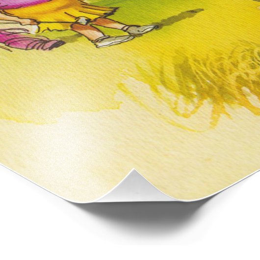 nicht hungrig fotodruck (Ecke)