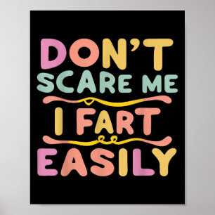 Nicht ich Furz leicht lustig Poster