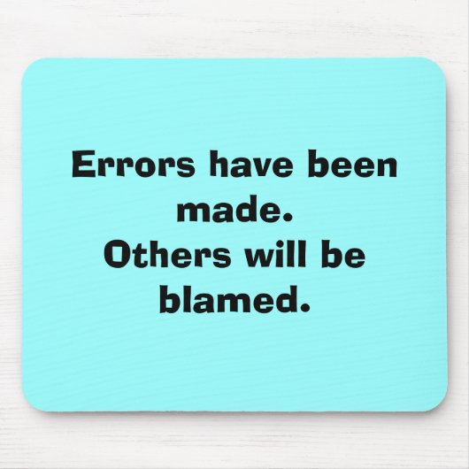 Nicht ich? mousepad (Vorne)