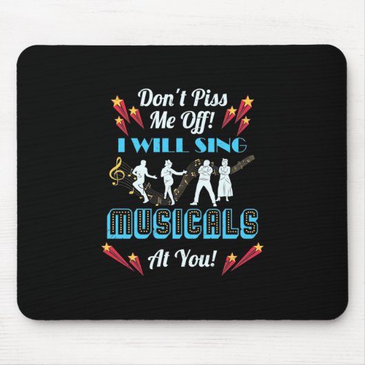 Nicht ich von Musicals Mousepad (Vorne)