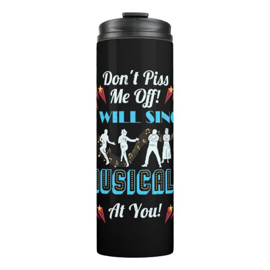 Nicht ich von Musicals Thermosbecher (Vorderseite)