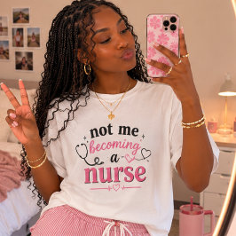 Nicht ich werde Krankenschwester Lustiger zukünfti Tri-Blend Shirt