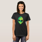 Nicht identifizierte Flying Object Alien Head Extr T-Shirt (Vorne ganz)