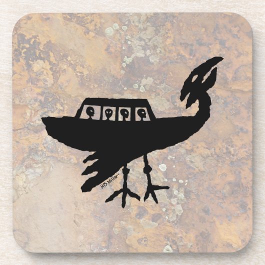 Nicht identifiziertes Flying-Objekt Untersetzer (Vorderseite)