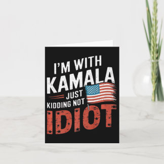 Nicht Idiot gegen Kamala Harris Shirt El Karte