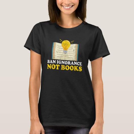 Nicht ignorieren Bücher, die ich verbotene Bücher T-Shirt (Vorderseite)
