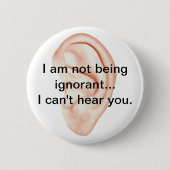 Nicht ignorieren Button (Vorderseite)