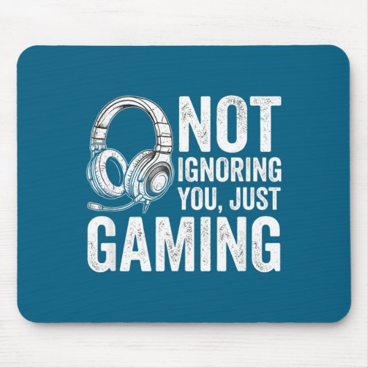 Nicht ignorierendes Gaming-Headset-Grafik-Videospi Mousepad (Vorne)