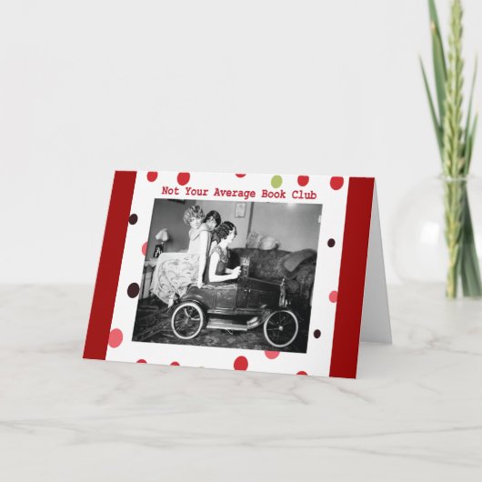 Nicht Ihr durchschnittlicher Buchclub Karte (Vorderseite)