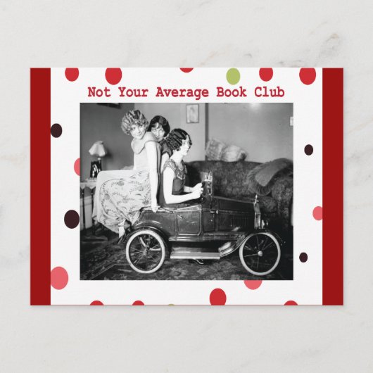 Nicht Ihr durchschnittlicher Buchclub Postkarte (Vorderseite)