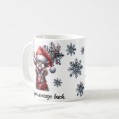 Nicht Ihr durchschnittlicher Bukaffee Weihnachten Kaffeetasse (Vorderseite Links)