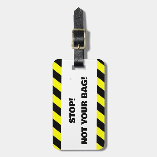 Nicht Ihr Gepäckanhänger (Vorderseite vertikal)