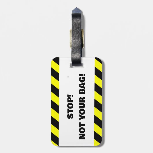 Nicht Ihr Gepäckanhänger (Rückseite vertikal)