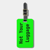 Nicht Ihr Gepäckanhänger (Vorderseite vertikal)