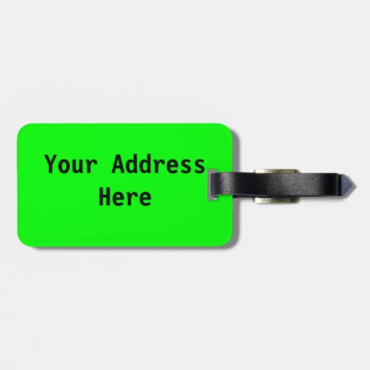 Nicht Ihr Gepäckanhänger (Rückseite horizontal)