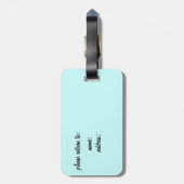 Nicht Ihr Gepäckanhänger (Rückseite vertikal)