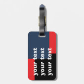 Nicht Ihr Gepäckanhänger (Rückseite vertikal)