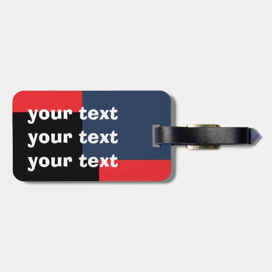 Nicht Ihr Gepäckanhänger (Rückseite horizontal)