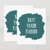Nicht Ihr Habibi (Vorne/Hinten)
