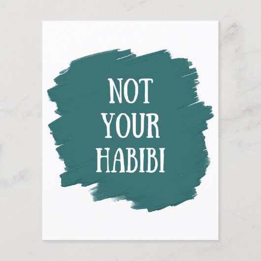 Nicht Ihr Habibi (Vorderseite)