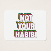 Nicht Ihr Habibi (Rückseite)