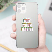 Nicht Ihr Habibi Aufkleber (Telefon)