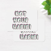 Nicht Ihr Habibi - Funny Liebe Zitat (Schreibtisch)