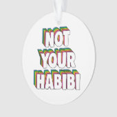 Nicht Ihr Habibi Ornament (Vorderseite)