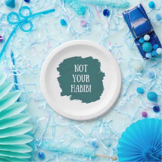 Nicht Ihr Habibi Pappteller (Party)
