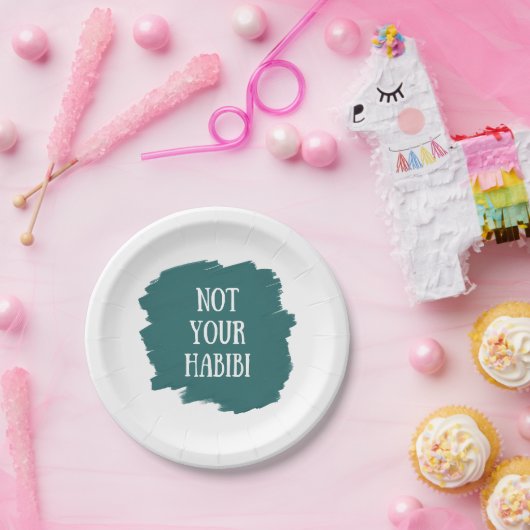 Nicht Ihr Habibi Pappteller (Party)