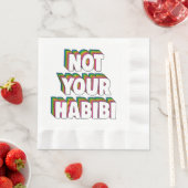 Nicht Ihr Habibi Serviette (Beispiel)