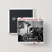 Nicht Ihre durchschnittliche Buchgemeinschaft Button (Vorne & Hinten)