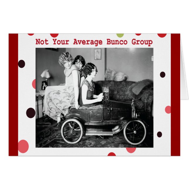nicht Ihre durchschnittliche Bunco-Gruppe (Vorderseite (Horizontal))