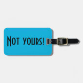 Nicht Ihre Gepäckmarke Gepäckanhänger (Vorderseite horizontal)