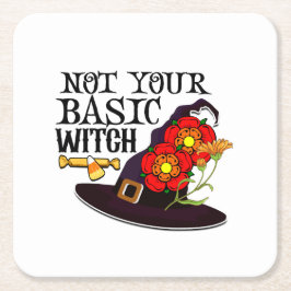 Nicht Ihre GrundHexe Rechteckiger Pappuntersetzer