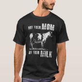 Nicht Ihre Mama nicht Ihr Veganes Tier liebt T-Shirt (Vorderseite)