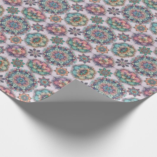 Nicht Ihre normalen Schneeflocken Geschenkpapier (Ecke)