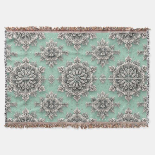 Nicht Ihre normalen Schneeflocken II Decke (Vorderseite)