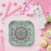 Nicht Ihre normalen Schneeflocken II Pappteller (Party)