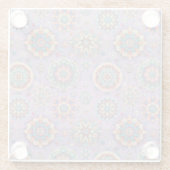 Nicht Ihre normalen Schneeflocken IV Glasuntersetzer (Rückseite)