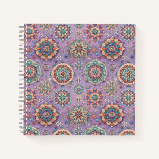 Nicht Ihre normalen Schneeflocken IV Notizblock (Vorderseite)