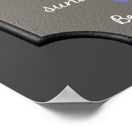 Nicht Ihre Talente verbergen — Benjamin Franklin z Poster (Ecke)