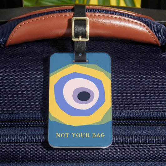 Nicht Ihre Tasche Auge Funny Design Benutzerdefini Gepäckanhänger (Vorderseite Insitu 2)